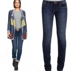 CAbi Blue Moon Indie Straight Leg jean Style #514 Sz 10